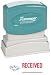 "RECEIVED" Red/Blue Xstamper Pre-Ink Rubber Stamp