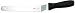 Paderno World Cuisine stainless steel offset spatula, 1 3/8 width