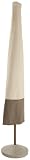 Veranda Patio Umbrella Cover 78902, Pebble, Fits Umbrellas up to 125" Diameter