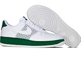 Nike Air Force 1 Low (white / white perf / pine green)