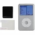 iPod classic 80GB/120GB用クリアシリコンジャケットバリュー3点セット（ブラック）[UAMASF02BK]