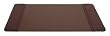 Chocolate Brown Leather 25.5 x 17.25 Desk Pad