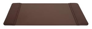Chocolate Brown Leather 25.5 x 17.25 Desk Pad