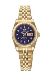 Orient Women's All Gold Diamond Index Self Winding Automatic Watch #BNQ1Y001D