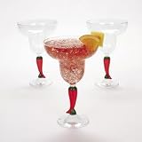 Chili Pepper Margarita Glasses (1 dozen) - Bulk [Toy]