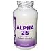 YES Nutrition - Alpha 25 with Vitamin C - 250 Capsules