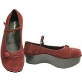 Earth Erika Wine Kid Suede Platforms Women by 