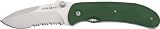 Ontario ON8786 Joe Pardue Utilitac Tactical Folding Knife Green Zytel Handle Combo Edge