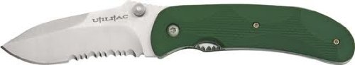 Ontario ON8786 Joe Pardue Utilitac Tactical Folding Knife Green Zytel Handle Combo Edge Ontario ON8786 Joe Pardue Utilitac Tactical Folding Knife Green Zytel Handle Combo Edge
