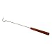 Charcoal Companion Stainless Steel Grilling Meat Hook with Rosewood Handle 18.9-inch