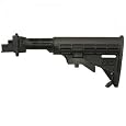 AK T6 Collapsible Stock, Black