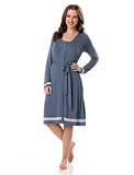 A Pea in the Pod: Sleeveless Scoop Neck Shelf Bra Nursing Nightgown And Robe