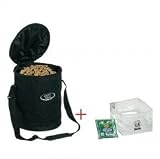 Black Travelling Dog Food Storage Bag - Small