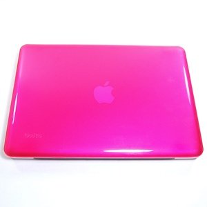 Cosmos Hot Pink crystal hard case cover for Macbook aluminum PRO 13.3" A1278 compatible w/ both non-thunderbolt and thunderbolt Version