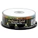 Delkin CD-R Inkjet Archival Gold - 650mb, 74 Minute, 25 Pack on Spindle