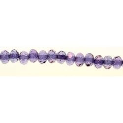 7" Gemstone Round Lumi Lilac Bead Strand, 5mm x 3mm