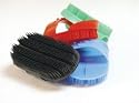 Large Plastic Curry Comb-Green