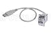 USB Type A Coupler, Female Bulkhead/Male, 12