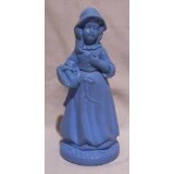 Avon Girl Blue Cologne Bottle Figurine