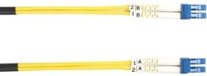 Black Box Single-Mode Value Line Patch Cable, LC-LC, 2-m (6.5-ft.) - Fiber Op