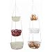 Fox Run 3 Tier Hanging Fruit Vegetable Kitchen Storage Basket - Green, White, or Red