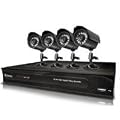 Swann DVR4-1200 4 Channel Digital Video Recorder with Smartphone Viewing and 4 x PRO-560 CCD Cameras with 500GB Hard Drive (Black) - UK