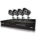 Swann DVR4-1200 4 Channel Digital Video Recorder with Smartphone Viewing and 4 x PRO-560 CCD Cameras with 500GB Hard Drive (Black) - UK