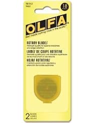 Bulk Buy: Olfa Rotary Blade Refill 18mm 2/Pkg RB18-2 (3-Pack)