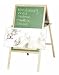 BLT33583 - Instructional Easel, Magnetic, Double Sided W/Oak Tray