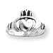 Sterling Silver Antiqued Claddagh Ring 4