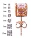 Round solitaire Silver Rose Gold Plated earrings by GlitZ JewelZ © - 18k Rose Gold Plated - quality