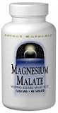 Source Naturals Magnesium Malate 1250mg, 180 Tablets