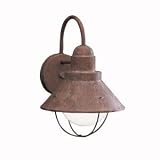 Kichler Lighting 9022OB Seaside Outdoor Sconce, Olde Brick