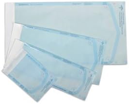 5 Boxes [1,000 Pcs.] 3.5" X 10" Self Seal Autoclave Sterilization Pouch - Professional Quality Sterilization Pouch Dental, Tattoo and Medical Lab Supplies (Size 3 1/2" X 10")