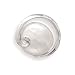 14k White Gold Coin Pearl in Swirl Slide
