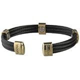 Sabona Trio Cable Black/Gold Magnetic (SIZE: Small To Medium)