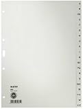 Produkt-Bild: Leitz Register A4 A-Z 100g/qm grau