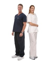 Unisex Scrub Set - 1 Pocket Top, 1 Pocket Pants Style# UX01SET (Special Sale)