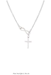 Stylish Infinity Cross Pendant Necklace