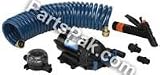 3-Chamber Washdown Pump Washdown Kit 4 Gpm 25 Hose 12V