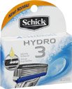 Schick Hydro 3 Cartridges, 4 count (Pack of 3)