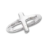 Sterling Silver Solid CrossRing