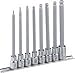 8 Piece Metric Wobble Hex Bit Socket Set -140mm Long - Bs308whl By Genius Tool - Genius Tool - Bs308whl