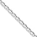 14k 7mm Hand-polished Fancy Link Chain Necklace - 20 Inch
