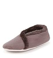 Crossover Faux Fur Bootie Slippers
