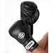 T-Sport Leather Boxing Gloves (Size: 16oz) (Colour: Black )