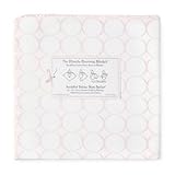 Swaddle Designs Ultimate Receiving Blanket? -Pastel Pink Mod Circles