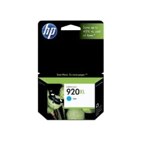 Original HP 920XL Cyan Officejet Ink Cartridge in Retail Packaging