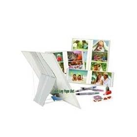 Itoya Pop Goes The Easel Standing Photo Album with Pop-up Rear Support, Holds 120 4x6 Prints, 3 Per Page