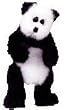 Ty Attic Treasures - Checkers the Panda Bear.